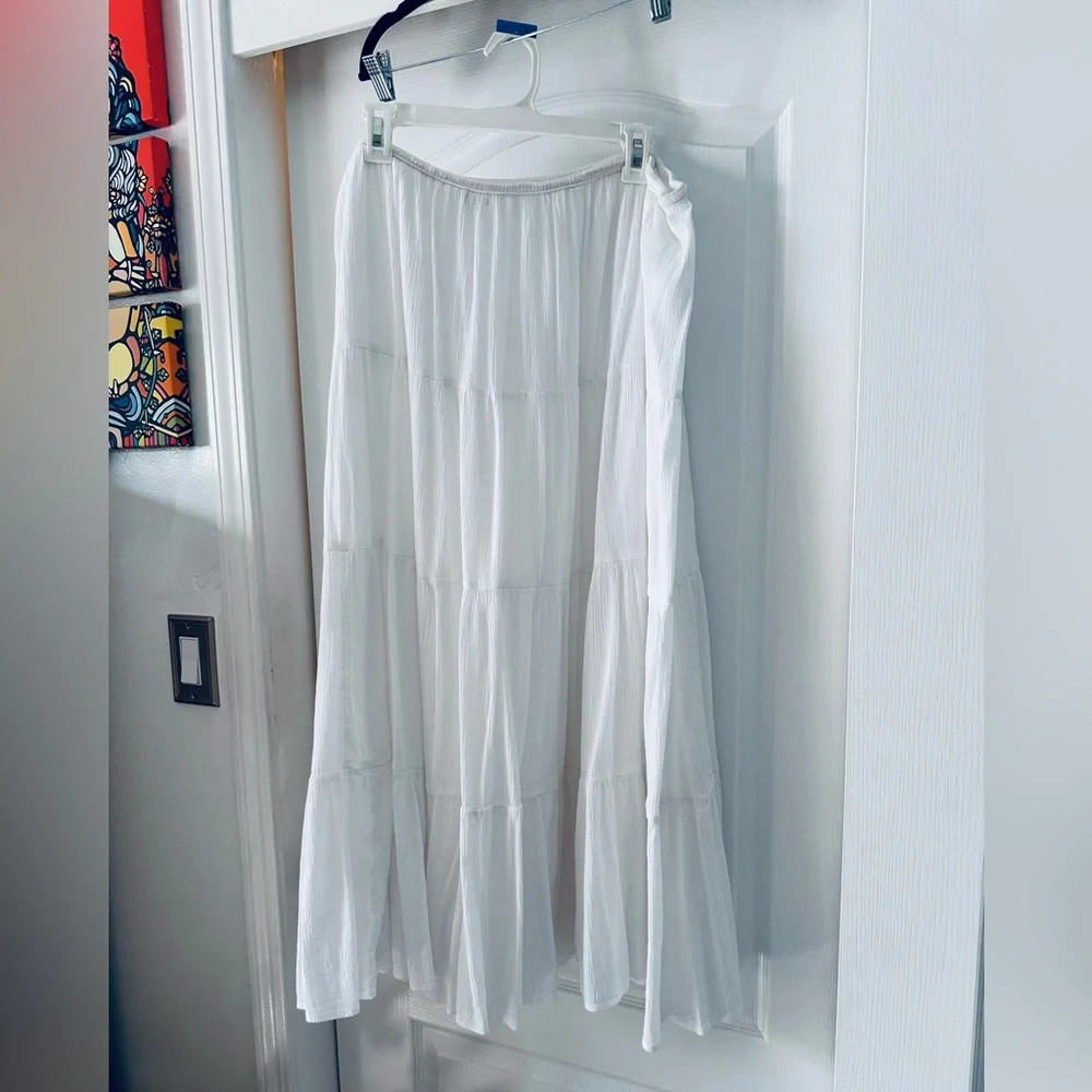 Aerie Offline Tiered Maxi Skirt - Picture 3 of 6